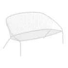 Stackable Garden Sofa in Galvanized Steel Made in Italy - Sansa Viadurini