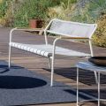 Aluminium Garden Sofa and Rope Backrest - Resplendent