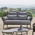 Aluminium Garden Sofa Made in Italy - Emmacross by Varaschin