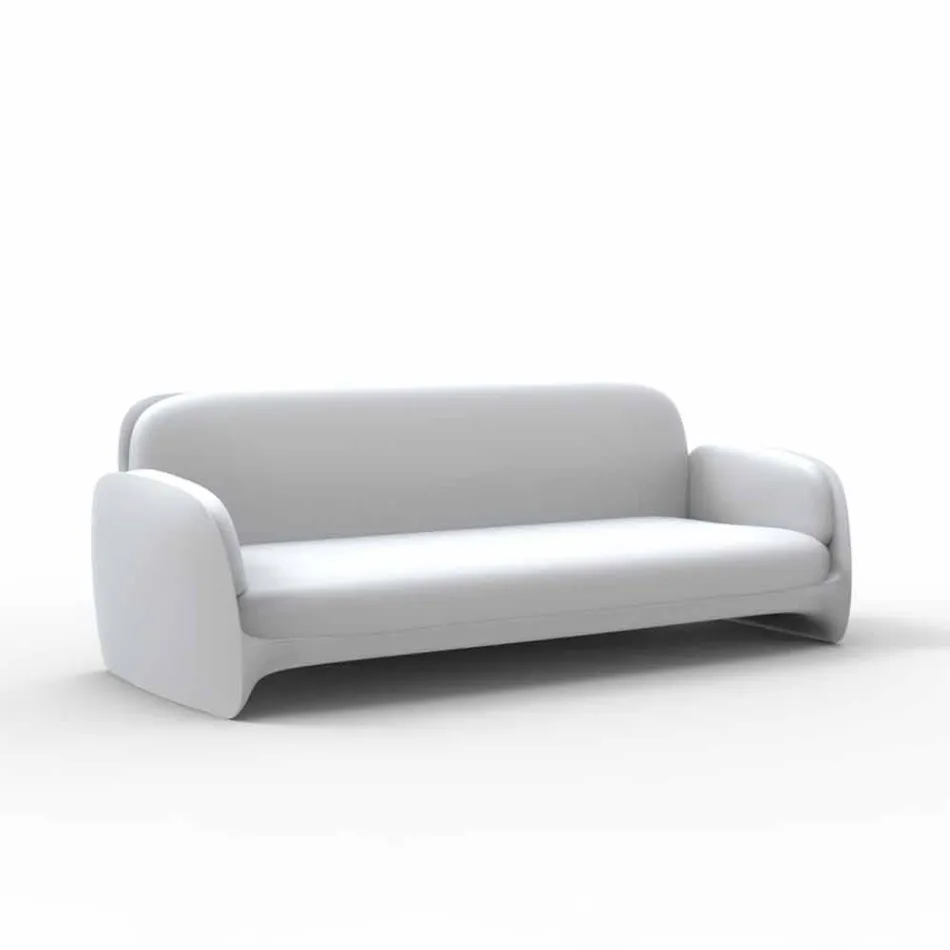 Modern design polyethylene garden sofa Pezzettina by Vondom Viadurini