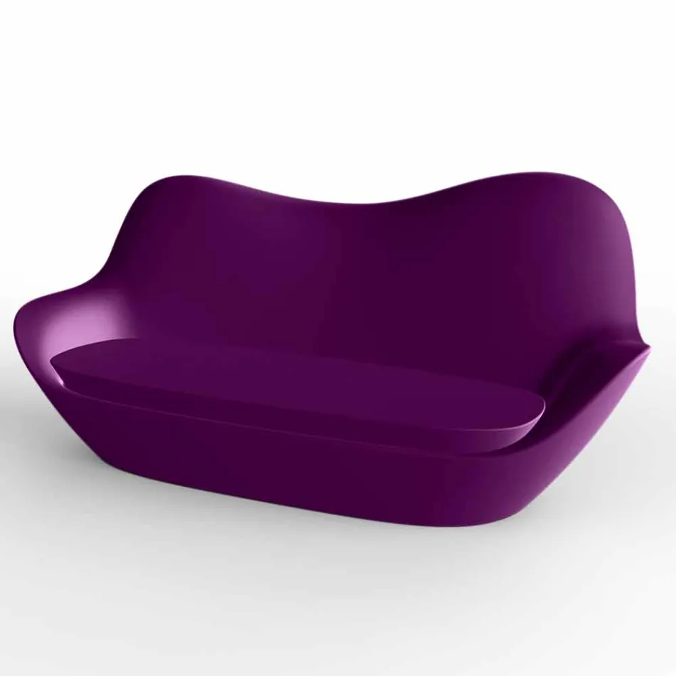 Modern design polyethylene garden sofa Sabinas by Vondom Viadurini