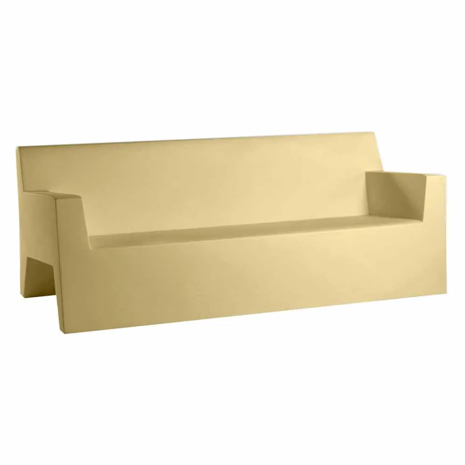 Jut by Vondom garden sofa, in polyethylene resin, design Viadurini