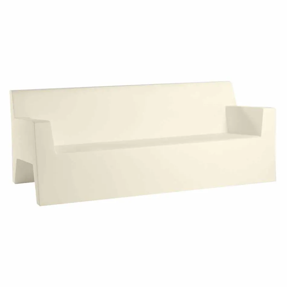 Jut by Vondom garden sofa, in polyethylene resin, design Viadurini