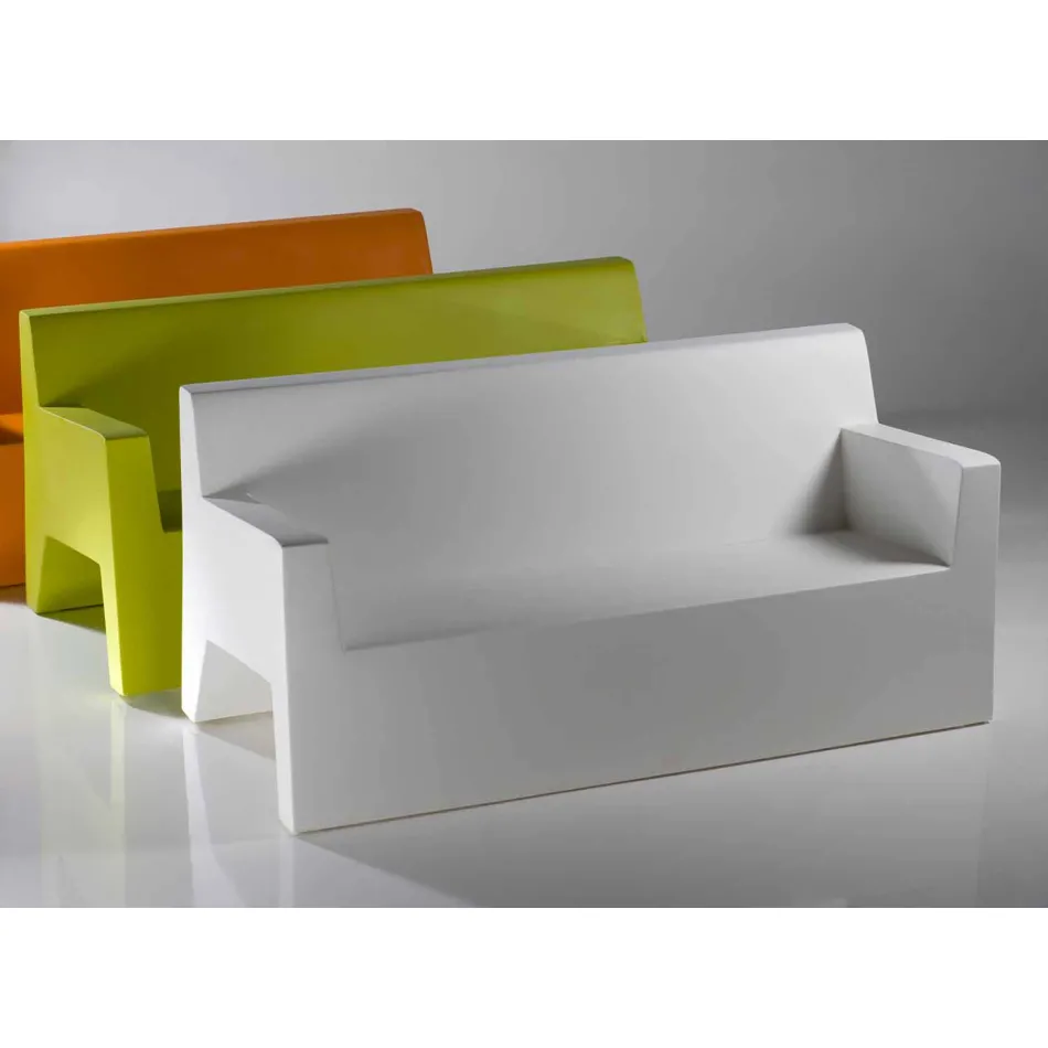 Jut by Vondom garden sofa, in polyethylene resin, design Viadurini
