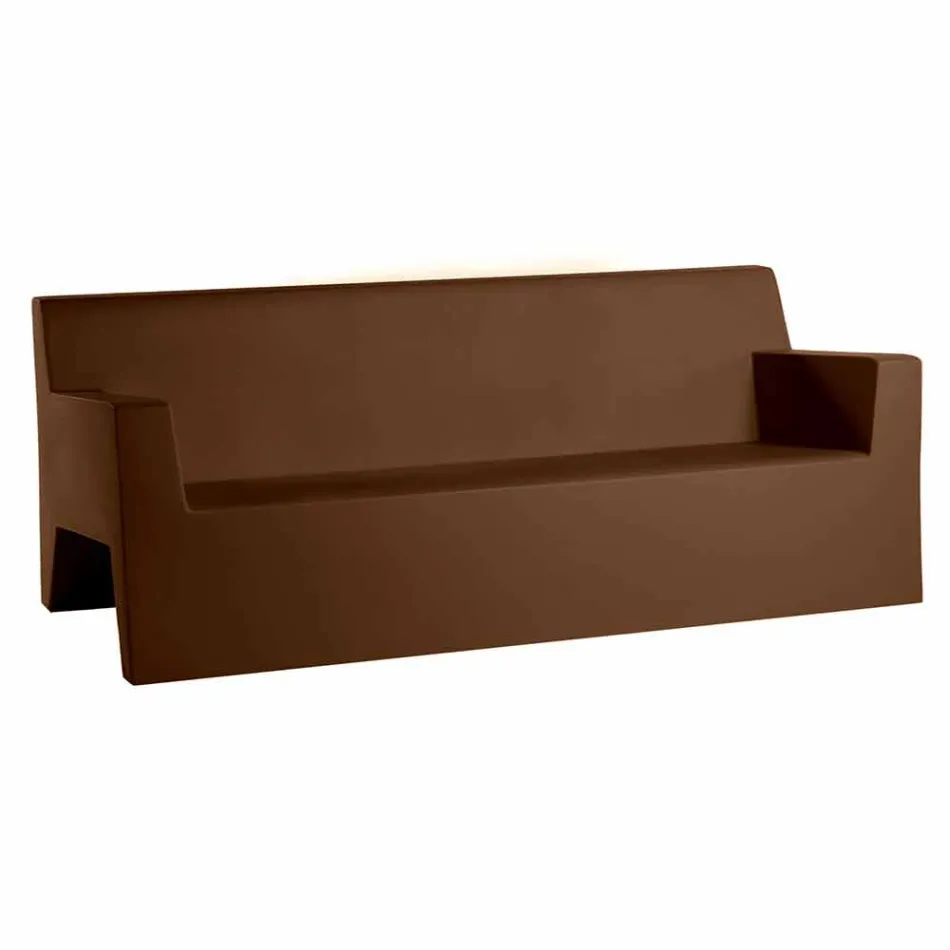 Jut by Vondom garden sofa, in polyethylene resin, design Viadurini