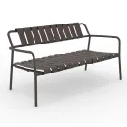 Garden Sofa Made Entirely of Aluminium - Resplendent Viadurini