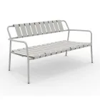 Garden Sofa Made Entirely of Aluminium - Resplendent Viadurini