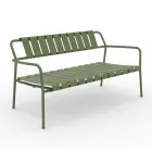 Garden Sofa Made Entirely of Aluminium - Resplendent Viadurini