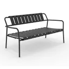 Garden Sofa Made Entirely of Aluminium - Resplendent Viadurini