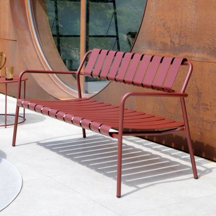 Garden Sofa Made Entirely of Aluminium - Resplendent Viadurini