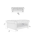 Indoor Sofa Available in Different Sizes Made in Italy - Vivace Viadurini