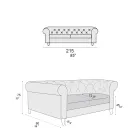 Indoor Sofa Available in Different Sizes Made in Italy - Vivace Viadurini