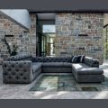 Lounge Sofa with Reclining Headrest and Peninsula - Unleashed