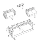 Lounge Sofa with Reclining Headrest Made in Italy - Unleashed Viadurini