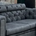 Lounge Sofa with Reclining Headrest Made in Italy - Unleashed Viadurini