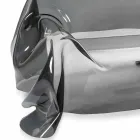 Modern design sofa in Jolly smoked plexiglass, made in Italy Viadurini