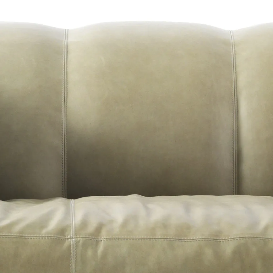 Design 3 seater upholstered sofa Grilli Shell handmade in Italy Viadurini