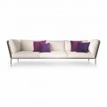 Modern Design Outdoor Sofa in Fabric Made in Italy - Ontario