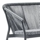 Two Seater Garden Stacking Sofa Aluminium and Fabric - Smart By Varaschin Viadurini