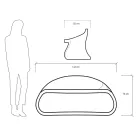 Two Seater Indoor or Outdoor Sofa in Polyethylene Made in Italy - Doubles Viadurini