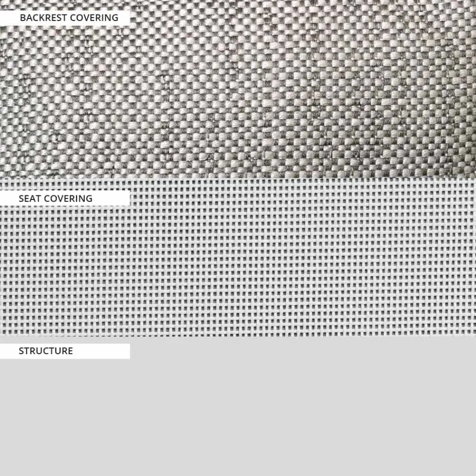 2 seater Outdoor Sofa with Aluminium Structure Made in Italy - Zaika Viadurini