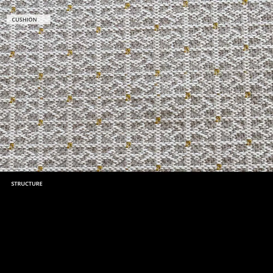 Metal Sofa for the Modern Garden High Quality Made in Italy - Karol Viadurini