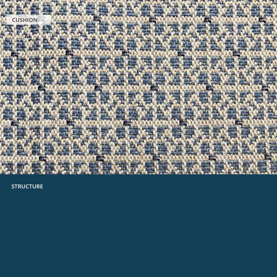 Metal Sofa for the Modern Garden High Quality Made in Italy - Karol Viadurini