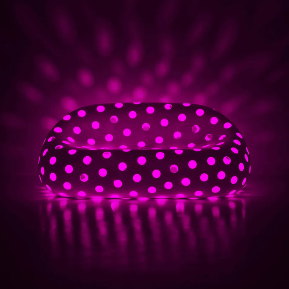 Luminous Outdoor Sofa in Polyethylene with LED Made in Italy - Asso Viadurini