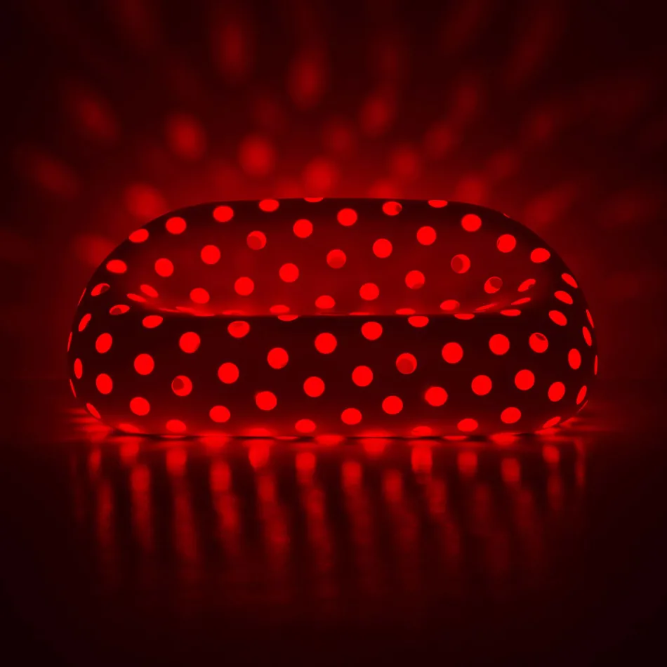 Luminous Outdoor Sofa in Polyethylene with LED Made in Italy - Asso Viadurini