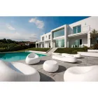 Modern Outdoor Sofa in Polyethylene of Made in Italy Design - Ervin Viadurini