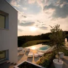 Modern Outdoor Sofa in Polyethylene of Made in Italy Design - Ervin Viadurini