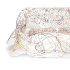 White or Multicolor Plexiglass Sofa Recyclable Inside Outside - Jolly Viadurini