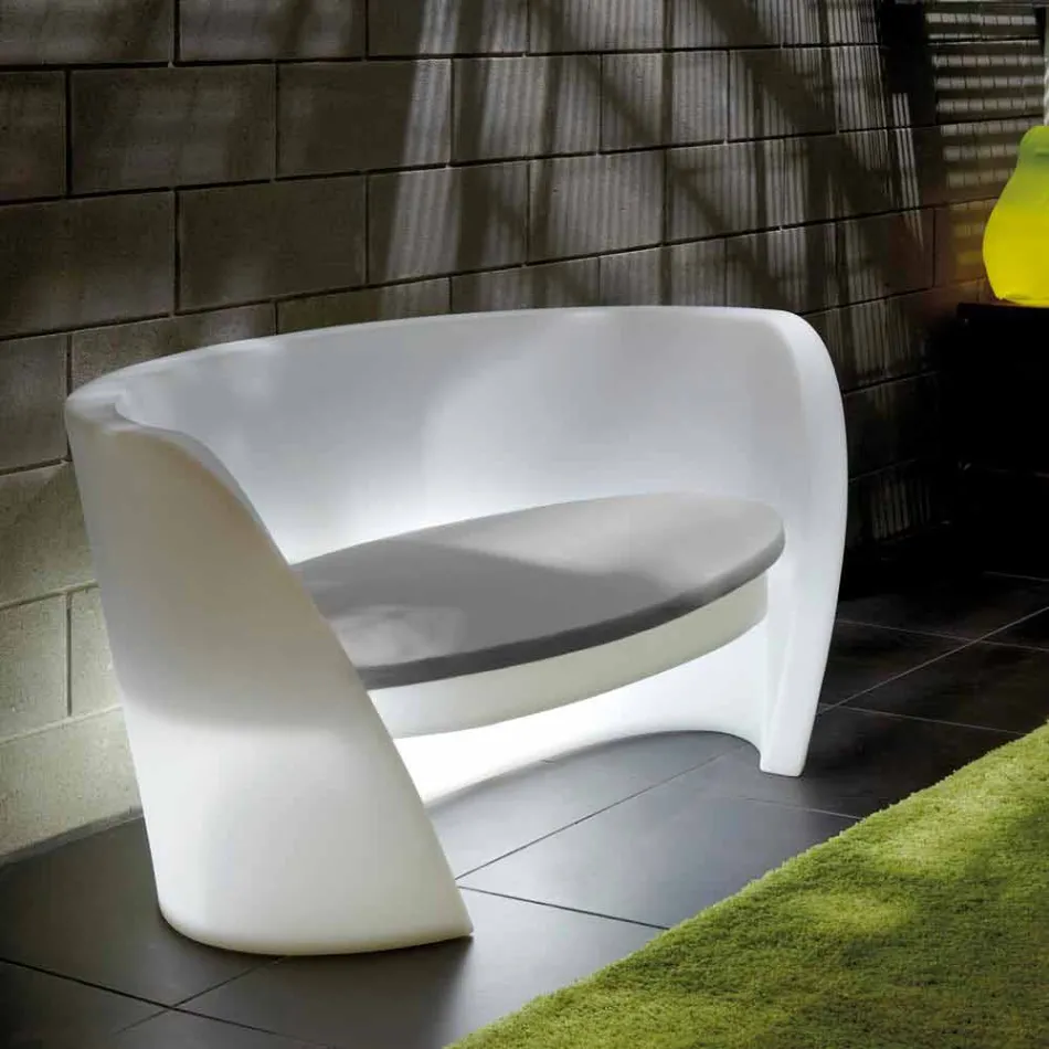 Slide Rap design indoor polyethylene sofa made in Italy Viadurini