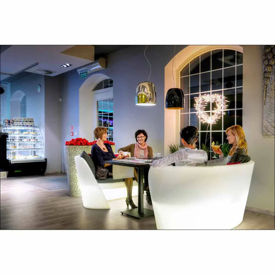 Slide Rap design indoor polyethylene sofa made in Italy Viadurini