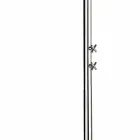 Outdoor shower in chromed stainless steel with foot washer Made in Italy - Modeo Viadurini