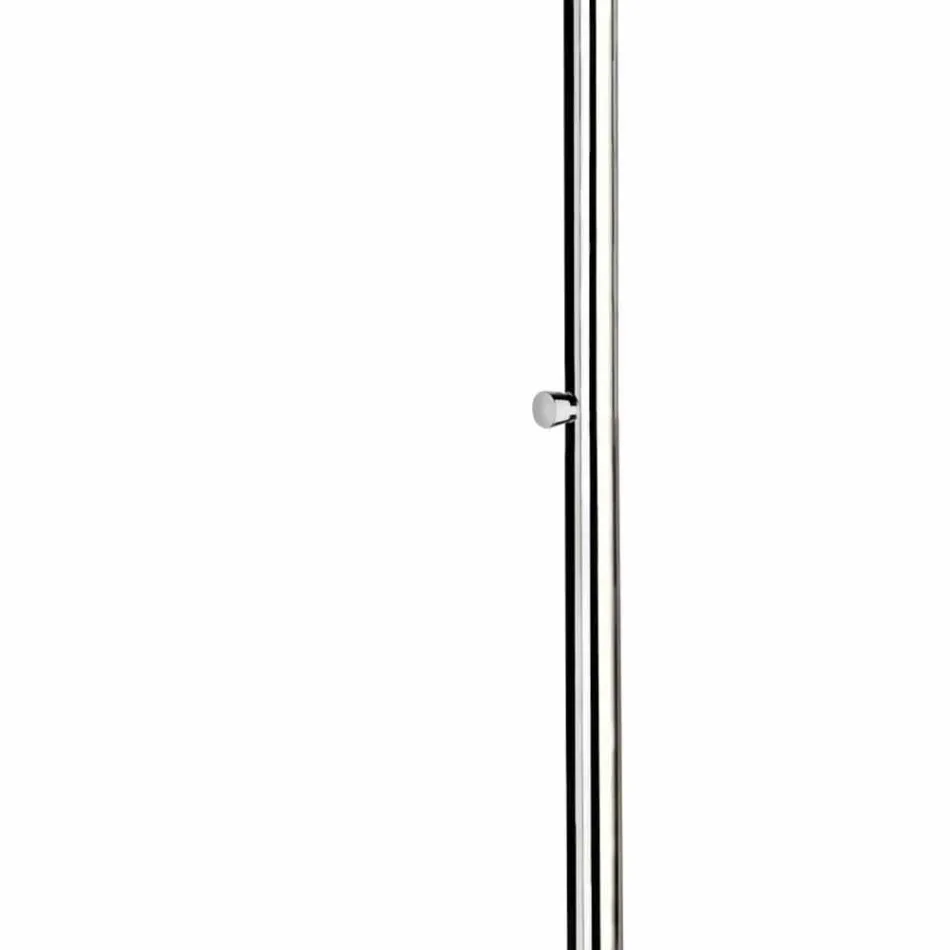 Stainless Steel Outdoor Shower with Timed Tap Made in Italy - Modeo Viadurini