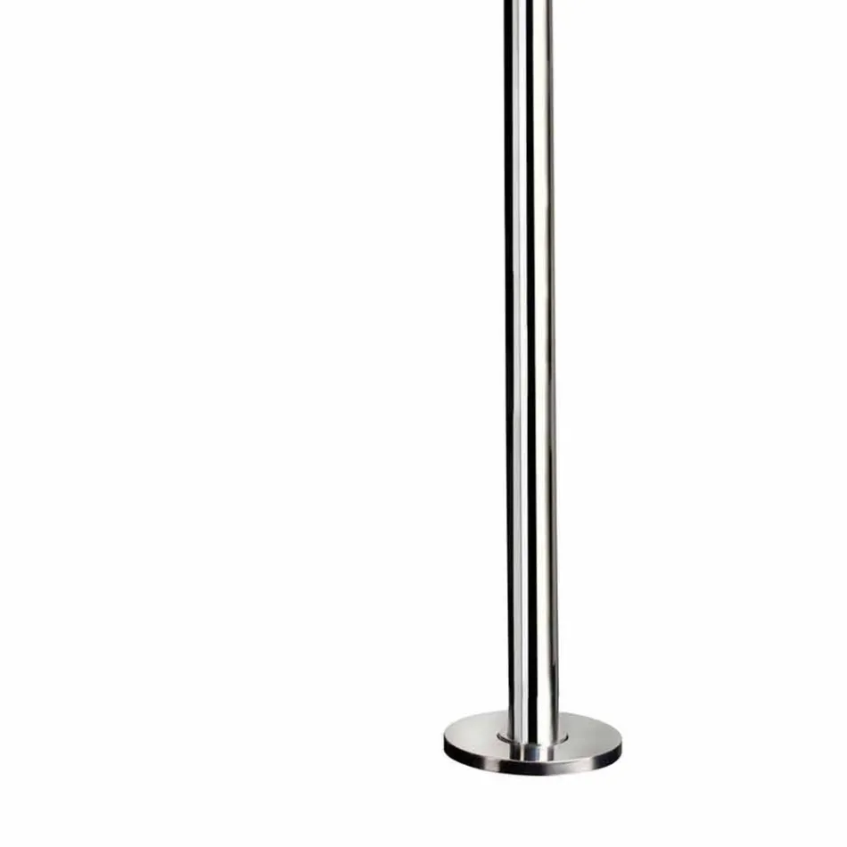 Stainless Steel Outdoor Shower with Timed Tap Made in Italy - Modeo Viadurini