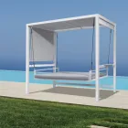 Hanging Garden Swing Made of Painted Aluminium - Broccard Viadurini