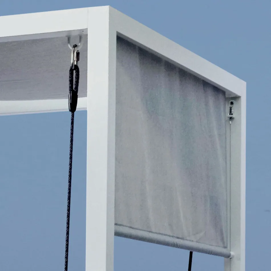 Suspended Garden Swing Made of Painted Aluminium - Broccard Viadurini