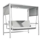 Suspended Garden Swing Made of Painted Aluminium - Broccard Viadurini