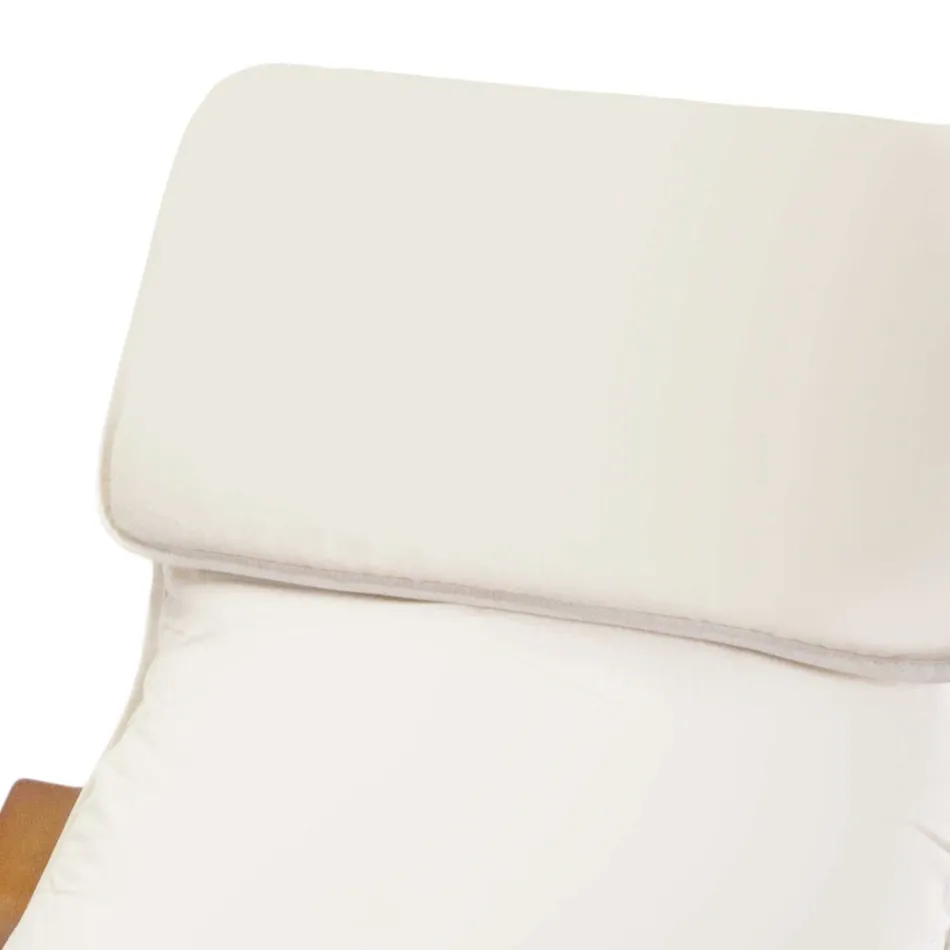 Indoor Swing Made of Birch Wood and Fabric - Abissi Viadurini