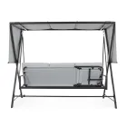 Swing Convertible into a Bed for the Garden in Steel and Fabric - Recall  Viadurini