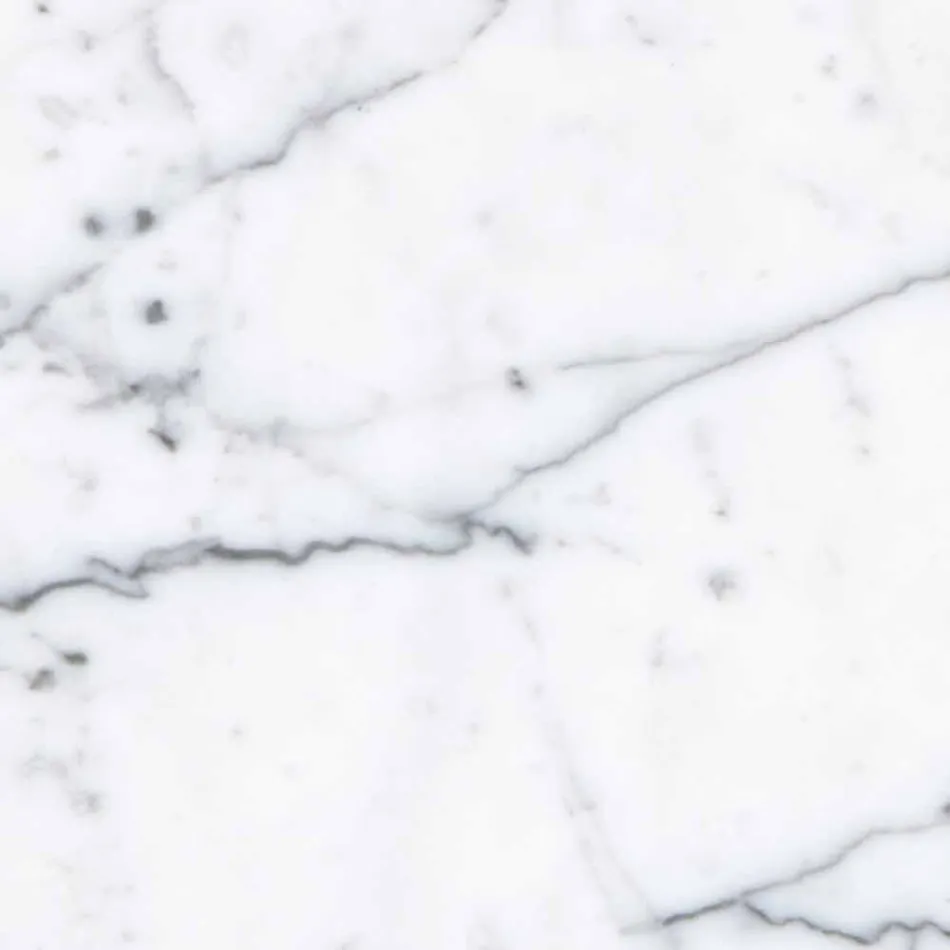 Two Coasters in White and Grey Marble with Cork Made in Italy - Jessa Viadurini