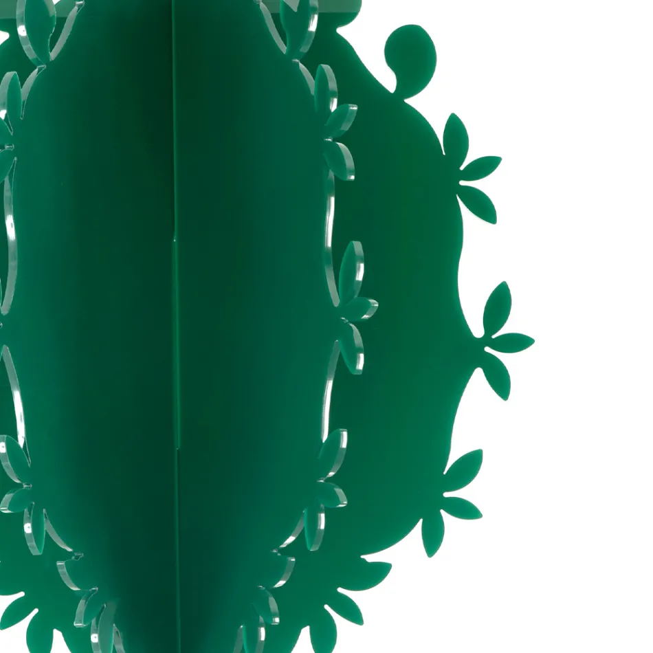 Decorative Element in Plexiglass in the Shape of a Cactus Made in Italy - Woody Viadurini