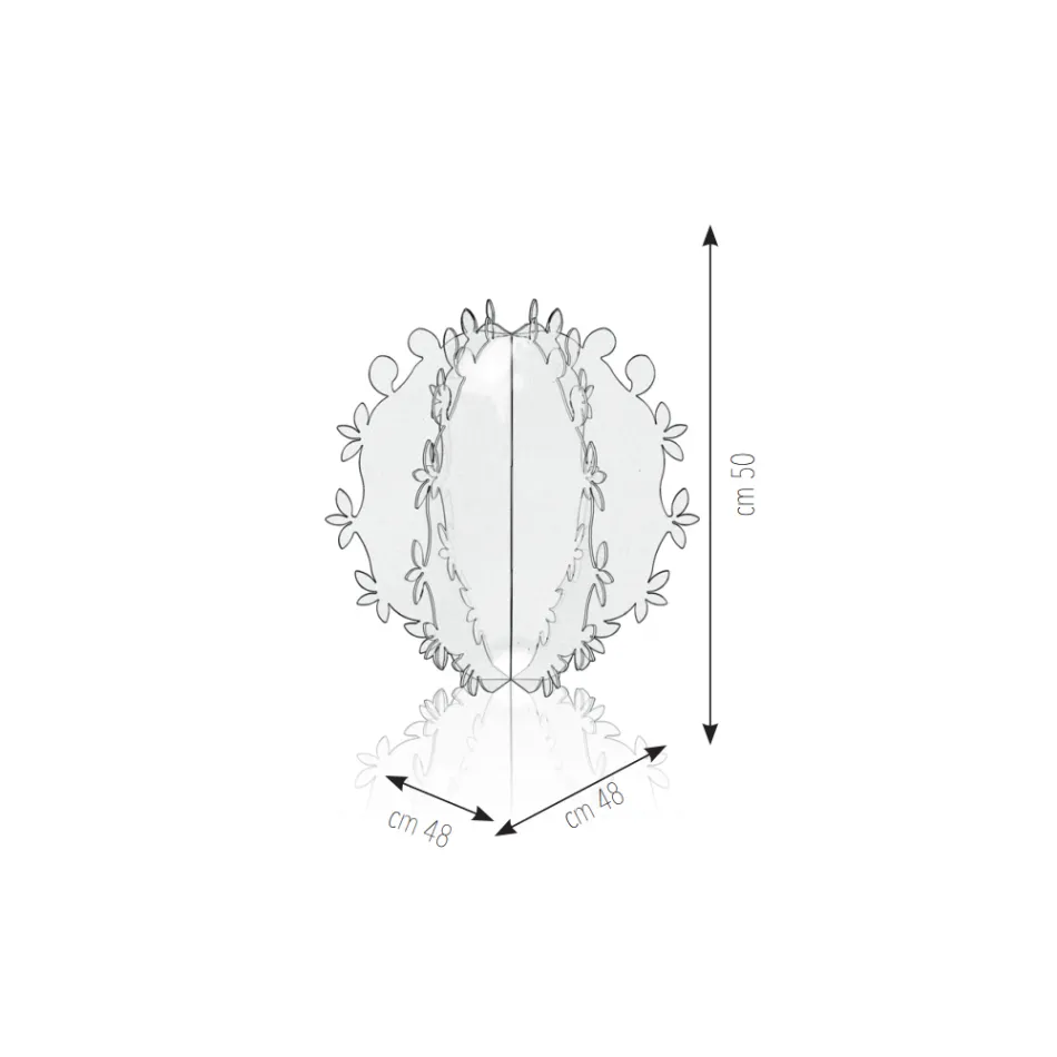 Decorative Element in Plexiglass in the Shape of a Cactus Made in Italy - Woody Viadurini