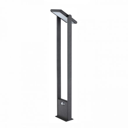 Outdoor Solar Led Spotlight in White or Matt Black Aluminium - Agorio Viadurini