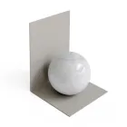 Metal Bookend with Marble Sphere Made in Italy - Akira Viadurini