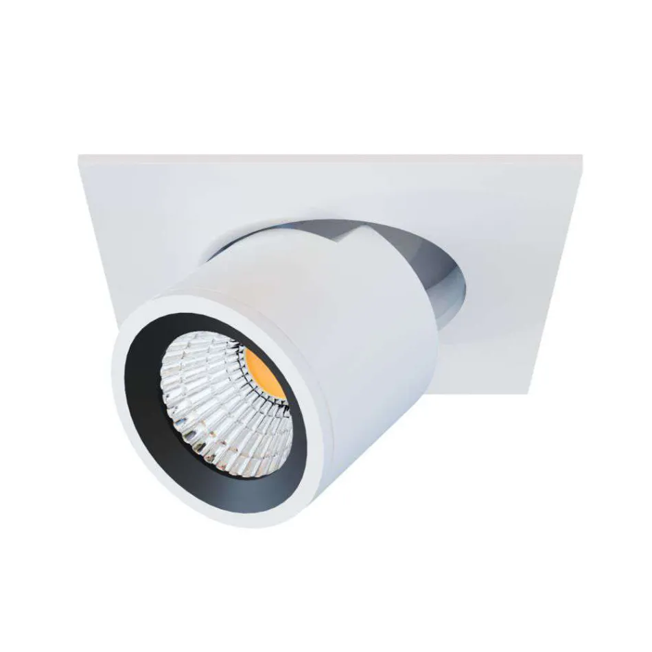 Photoprojector Ceiling Lamp in White or Black Aluminium 4 Pieces - Etruscan Viadurini