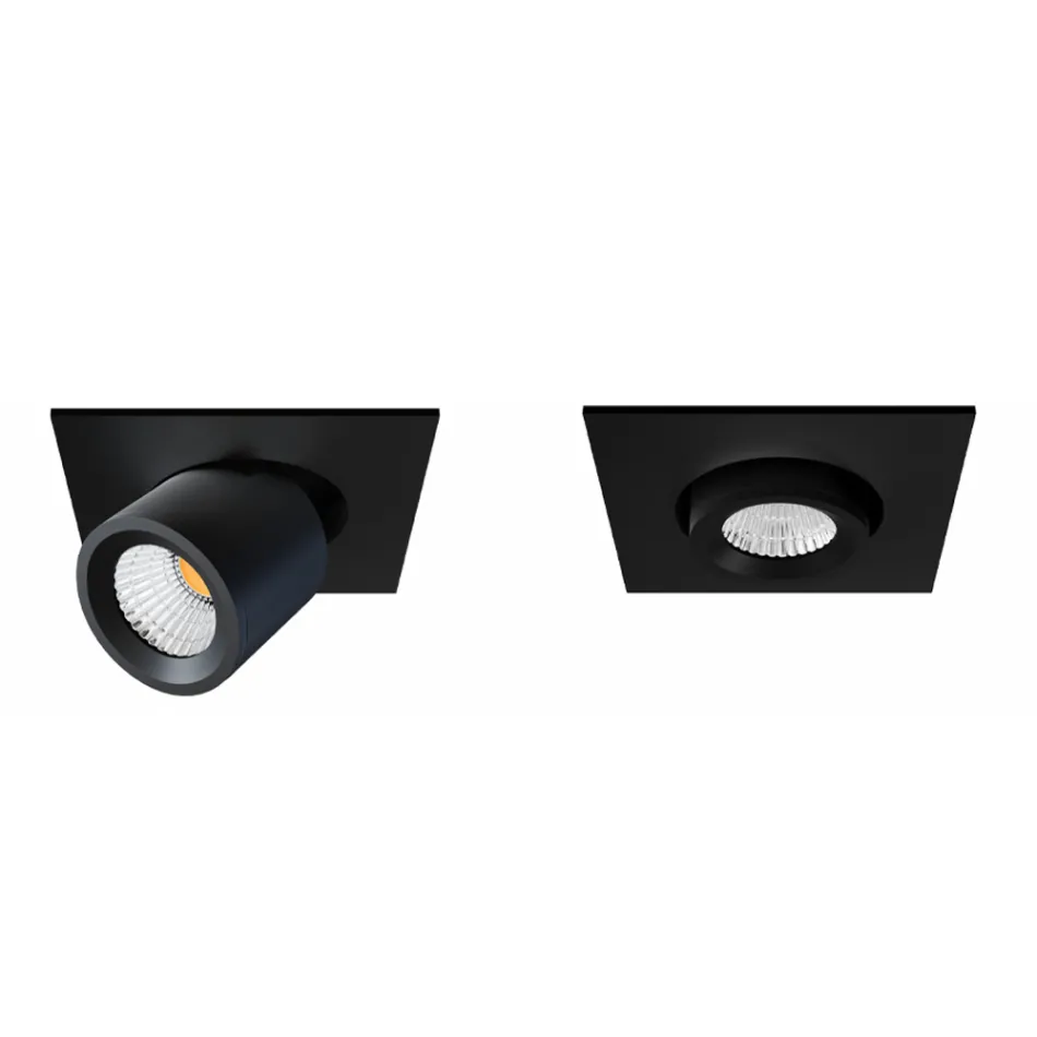 Photoprojector Ceiling Lamp in White or Black Aluminium 4 Pieces - Etruscan Viadurini