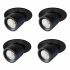 Photoprojector Adjustable Led Ceiling Light in Aluminium 4 Pieces - Etruscan Viadurini